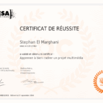 certificat stephan el marghani apprenez a bien cadrer un projet multimedia