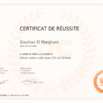 certificat stephan el marghani gerez votre code avec git et github
